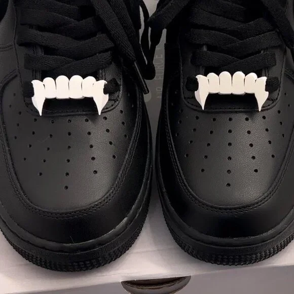 Emo/Punk/Alternative Halloween Vamp Fangs Teeth Custom Lace Lock / Charms - Picture 8 of 9